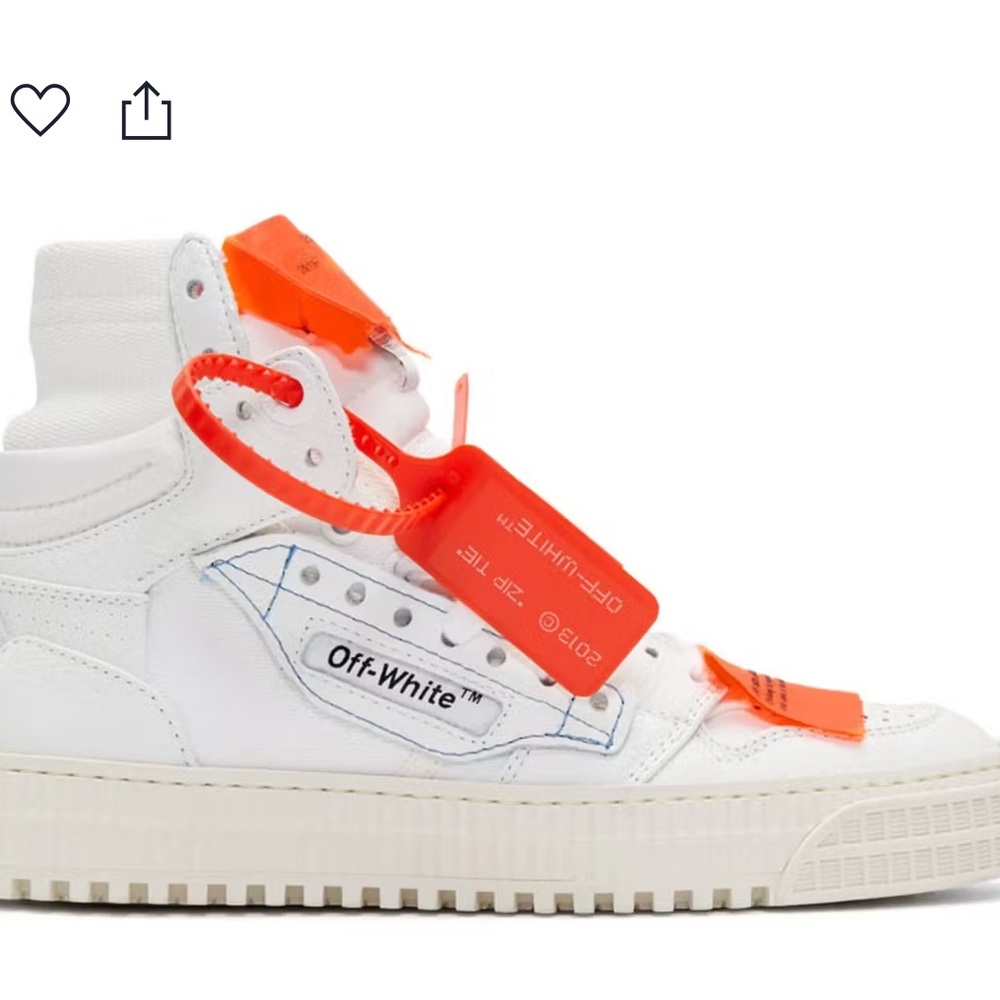 Off White Off-Court 3.0 High-Top Sneaker 40 US Womens